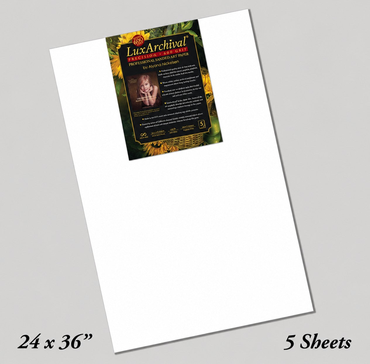 LuxArchival® 600 Grit Sanded Art Paper