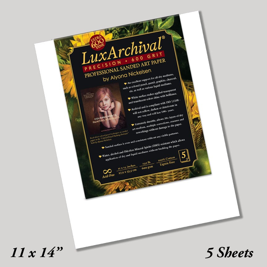 LuxArchival® 600 Grit Sanded Art Paper