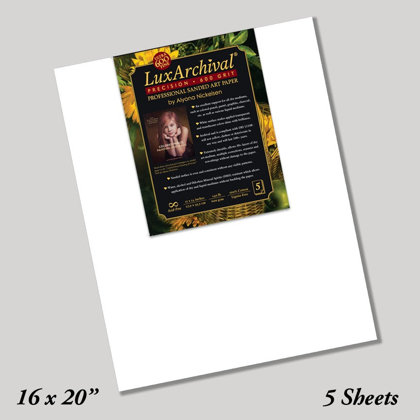 LuxArchival® 600 Grit Sanded Art Paper