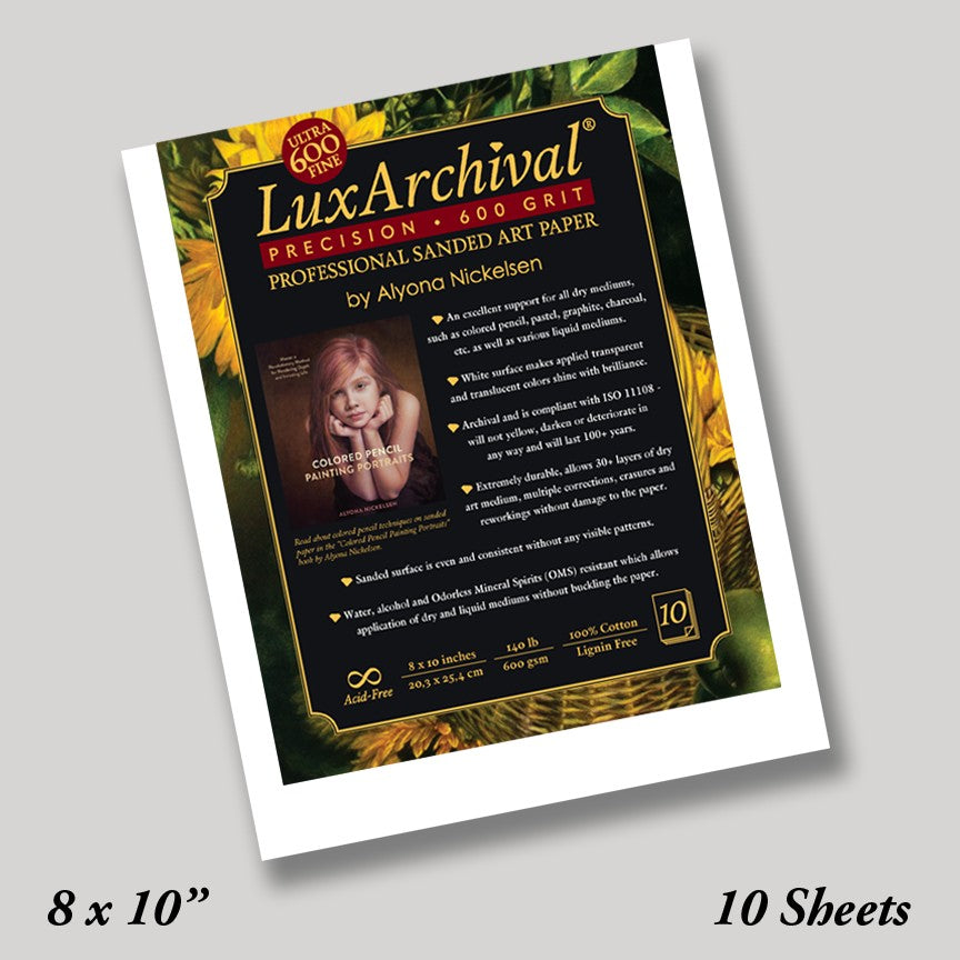 LuxArchival® 600 Grit Sanded Art Paper