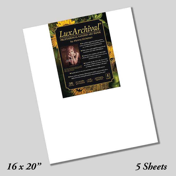 LuxArchival® 400 Grit Sanded Art Paper